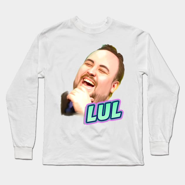 twitch emote LUL HD redesigned TotalBiscuit - Cynical Brit Long Sleeve T-Shirt by therustyart